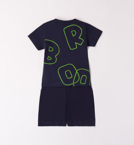Boys' short outfit NAVY-3854