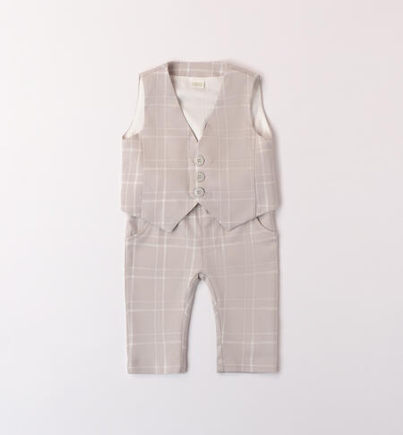 Elegant Baby Boy Suit GRIGIO-0515