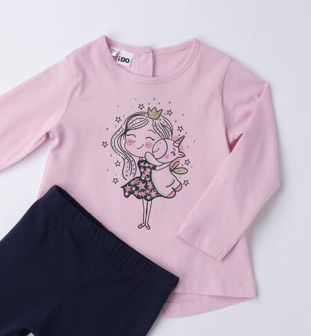 Outfit with leggings for girls GLICINE-2764