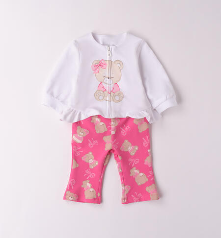 iDO Baby Girl Outfit FUCHSIA