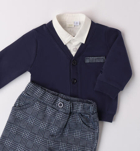 Two-piece Baby Boy Suit NAVY-3558