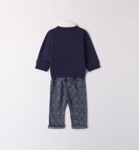 Two-piece Baby Boy Suit NAVY-3558