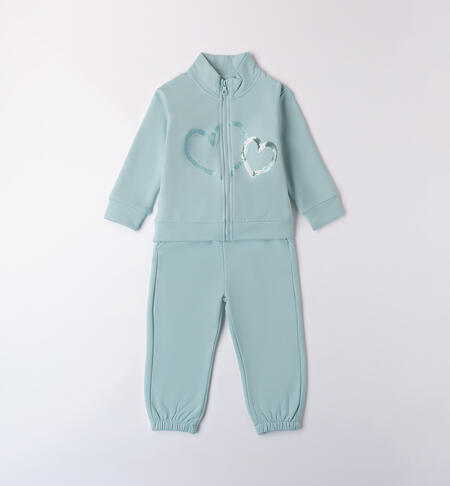 Completo sportivo bambina DARK MINT-4143