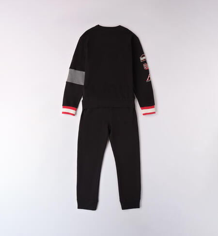 Completo sportivo ragazzo due pezzi
 NERO-0658