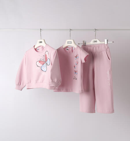 Tracksuit and t-shirt for girls VIOLET