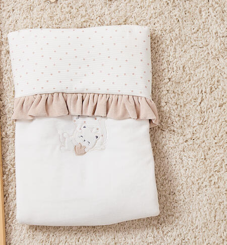 Velvet Baby Girl Blanket CREAM