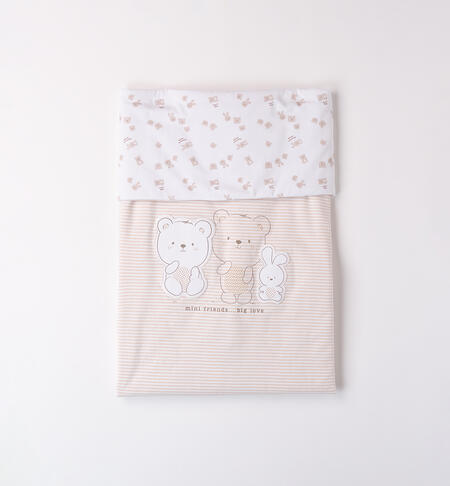 Unisex Newborn Blanket BEIGE-0434