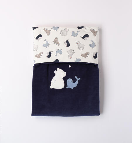 Baby Boy Blanket NAVY-3558