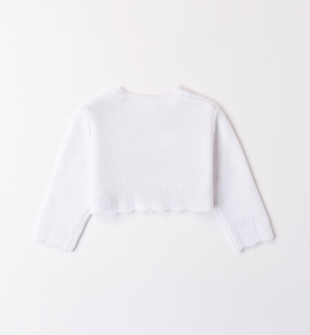 Ceremony Bolero for Baby Girl BIANCO-0113