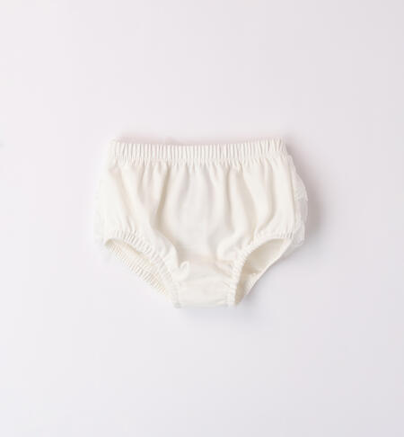 Newborn Baby Girl Bloomers CREAM