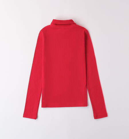 Turtleneck for girl ROSSO-2246