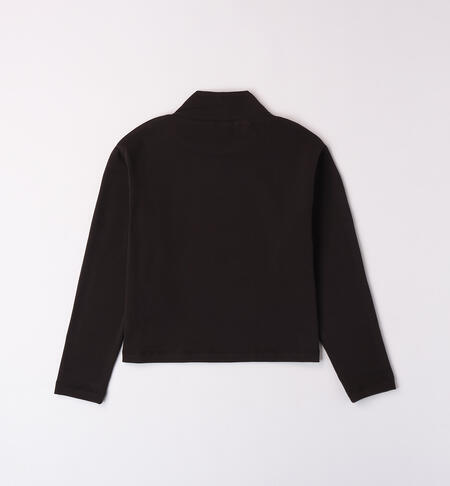 Turtleneck sweater for girl iDO NERO-0658