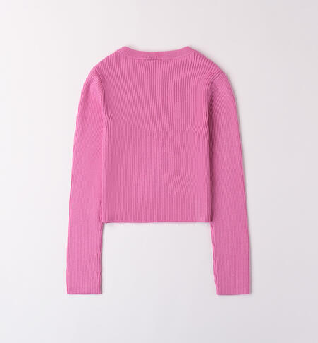 Turtleneck sweater for girl ROSA-2451