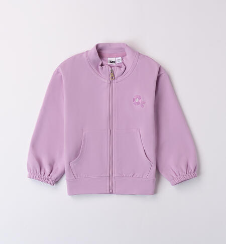 Girl's autumn sweatshirt LILAC-3323