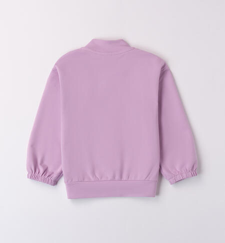 Girl's autumn sweatshirt LILAC-3323