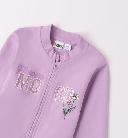 Girls' jolie sweatshirt LILAC-3325