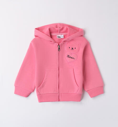 Girl's autumn sweatshirt FUCSIA-2425