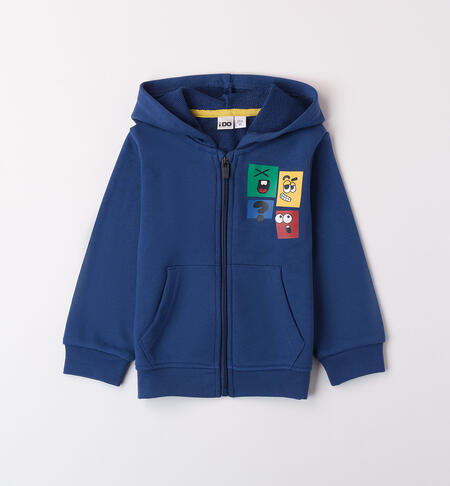 Felpa bambino con cappuccio BLU