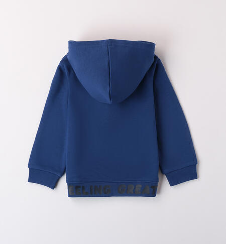 Baby boy hooded sweatshirt  BLU-3646