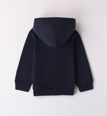 Baby boy sweatshirt with writing  NAVY-3885