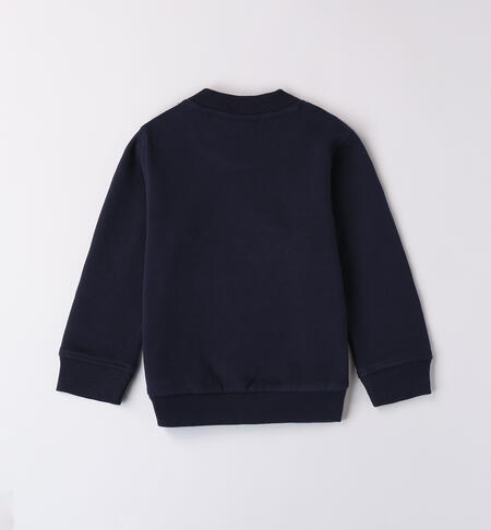 Baby boy sweatshirt with cab NAVY-3885