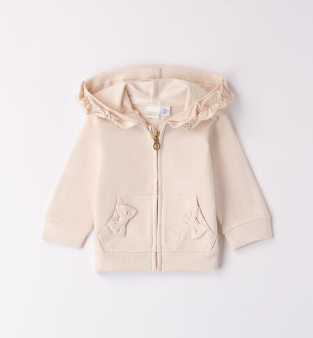 Felpa bimba neonata BEIGE