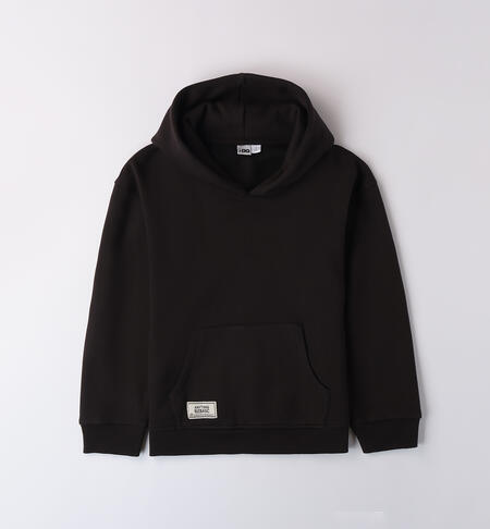 Hooded sweatshirt unisex model NERO-0658