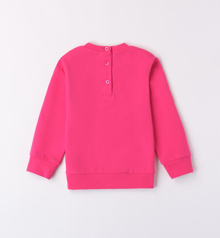 Sweatshirt with unicorn girl FUXIA-2438