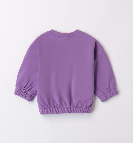 Felpa con zip bimba
 VIOLET-3333