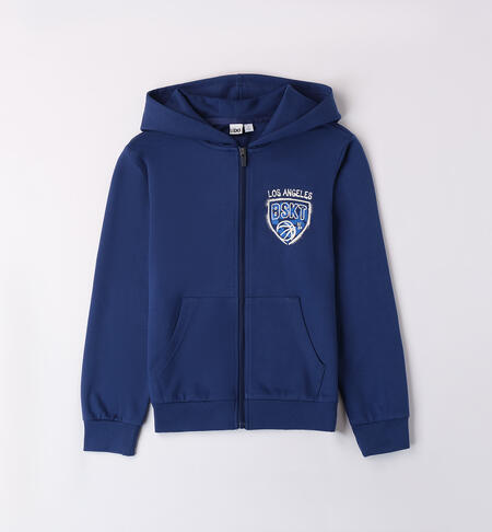 Boy zippered sweatshirt BLUE