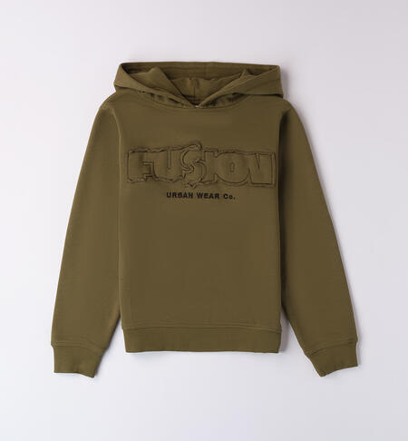 Boy sweatshirt VERDE MILITARE -5563