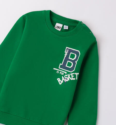 Baby boy crewneck sweatshirt GREEN-5185