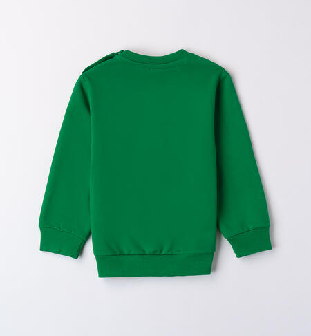 Baby boy crewneck sweatshirt GREEN-5185