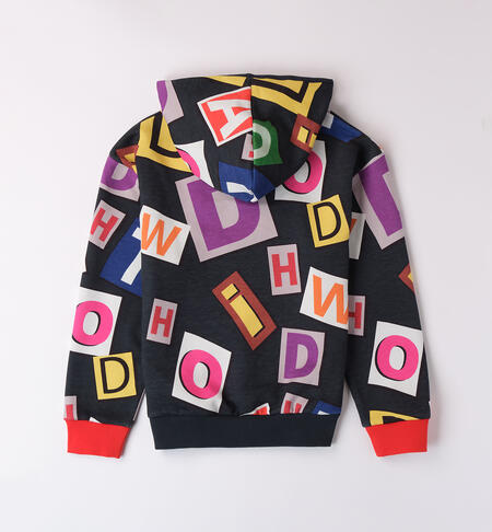 Boy's iDO sweatshirt GRIGIO-MULTICOLOR-6AUG