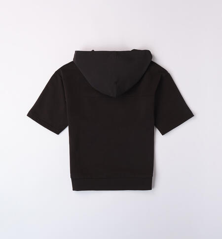 Boy's short sleeve sweatshirt NERO-0658