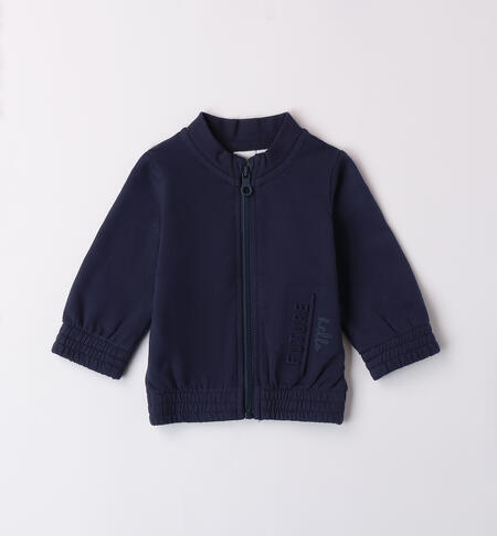 Zip-up Baby Sweatshirt NAVY-3558