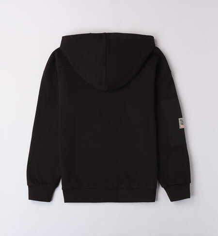 Boy black sweatshirt NERO-0658