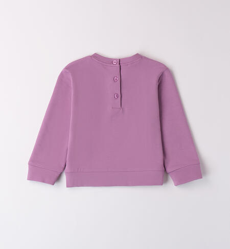 Sweatshirt for girl DUSTY LAVANDER-3327