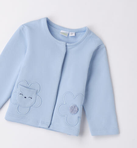 Newborn Baby Girl Sweatshirt ANGEL BLUE-3685