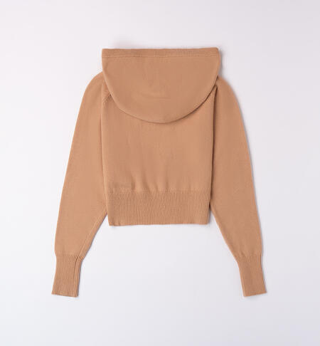 Sweater for girl in tricot BISCUIT-0945