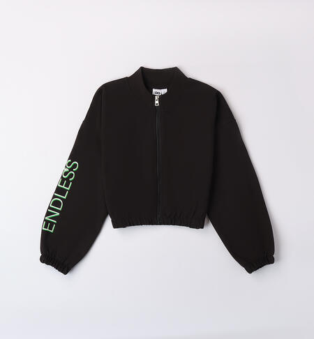 Sweatshirt for girl BLACK