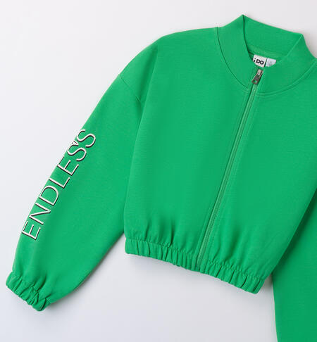 Sweatshirt for girl VERDE-5143