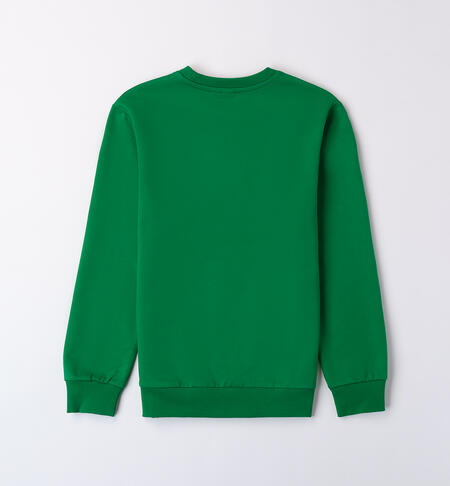 Boy 100% cotton sweatshirt GREEN-5185