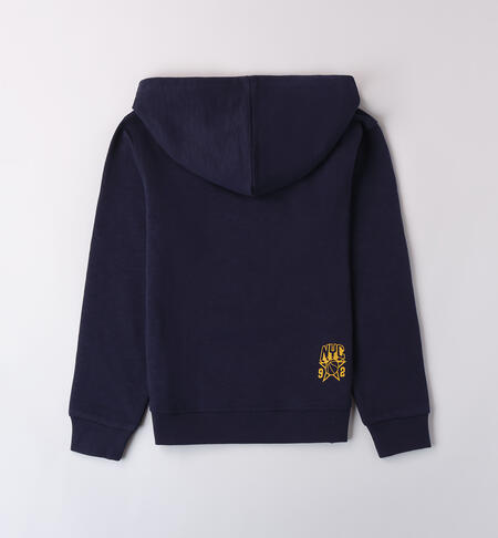 Felpa ragazzo con cappuccio NAVY-3854