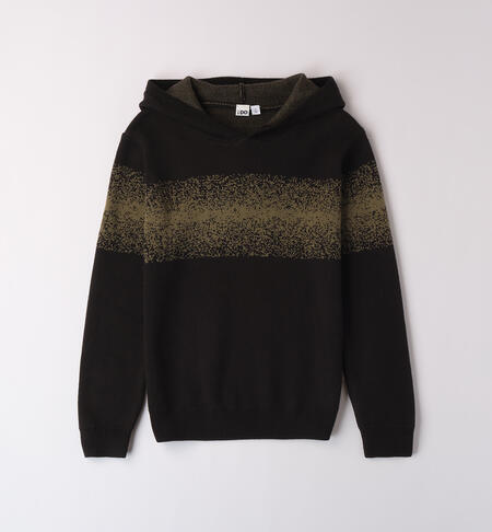 Boy's tricot sweatshirt BLACK