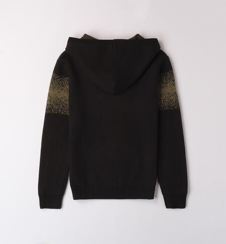 Boy's tricot sweatshirt NERO-0658