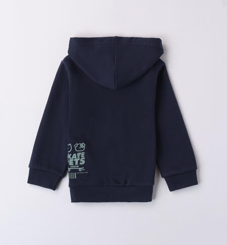 Felpa zip bambino
 NAVY-3885