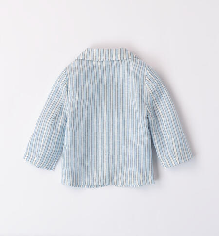 Boys' elegant striped jacket AZZURRO-3872