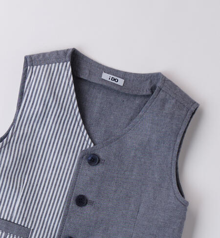 UNPADDED WAISTCOAT  NAVY-3854