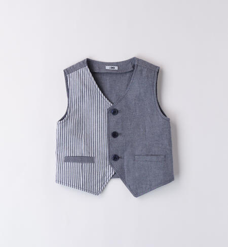 UNPADDED WAISTCOAT  NAVY-3854